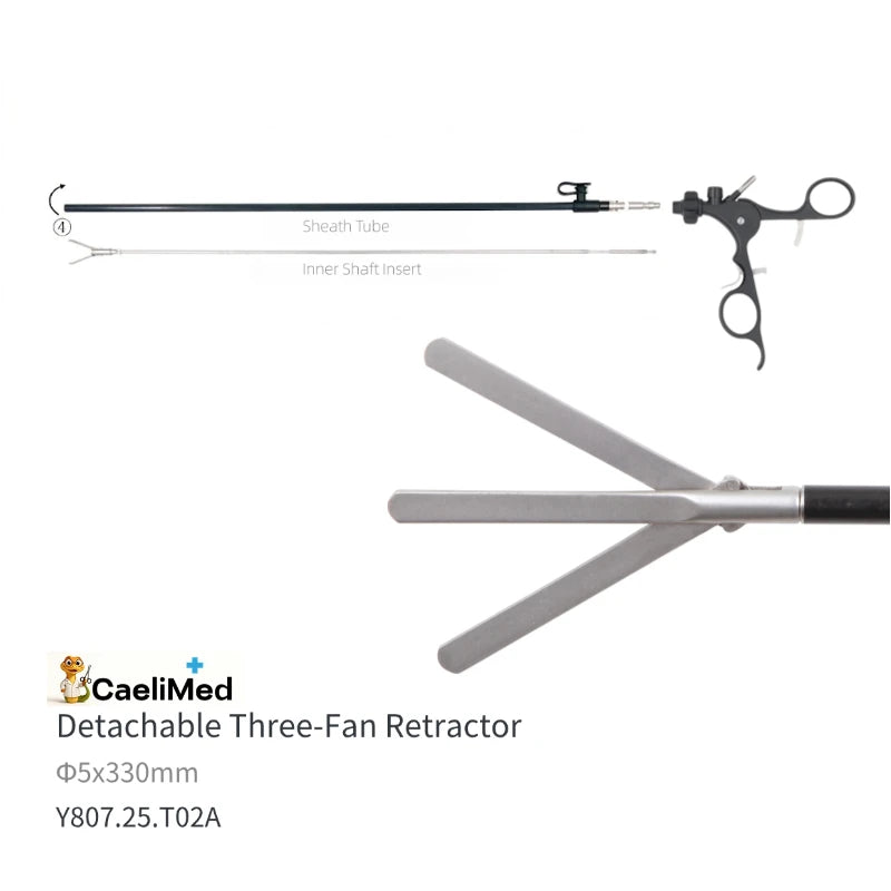 OEM Detachable Laparoscopic Retractor Kit, Reusable Laparoscopy Instrument Compatible with Storz, minimal invasive surgery