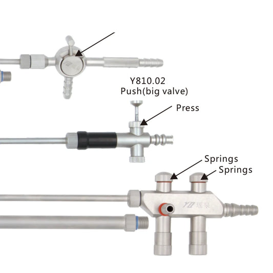 Suction Irrigation Tube Sets φ5,φ10 x330mm Reusable