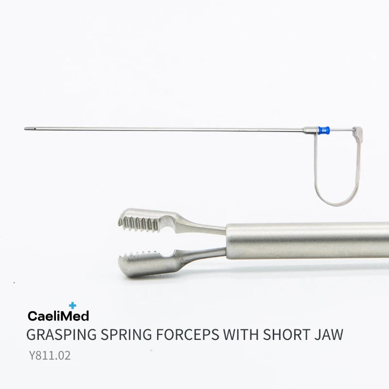 Reusable Spring-loaded Grasping Forceps �Laparoscopic Self-locking Ratchet Grasper for Surgery ON SALE