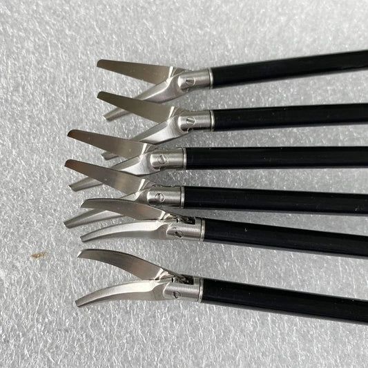 Detachable Laparoscopic Scissors Kit Compatible with Storz Durable Customized Design for Laparoscopic Minimally Invasive Surgery Training Single and Dual Action