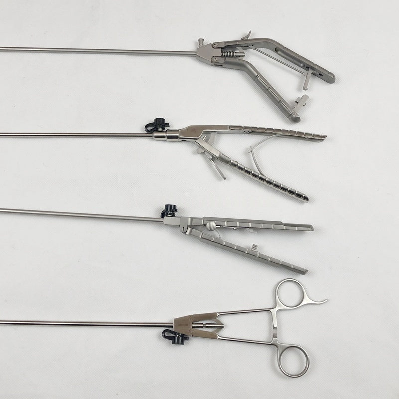 Laparoscopic Titanium Needle Holder, O Shape, Gun Type, V1, V2, V3, V4 φ5x330mm