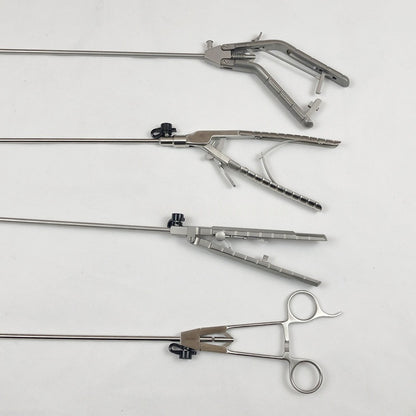 Laparoscopic Titanium Needle Holder, O Shape, Gun Type, V1, V2, V3, V4 φ5x330mm