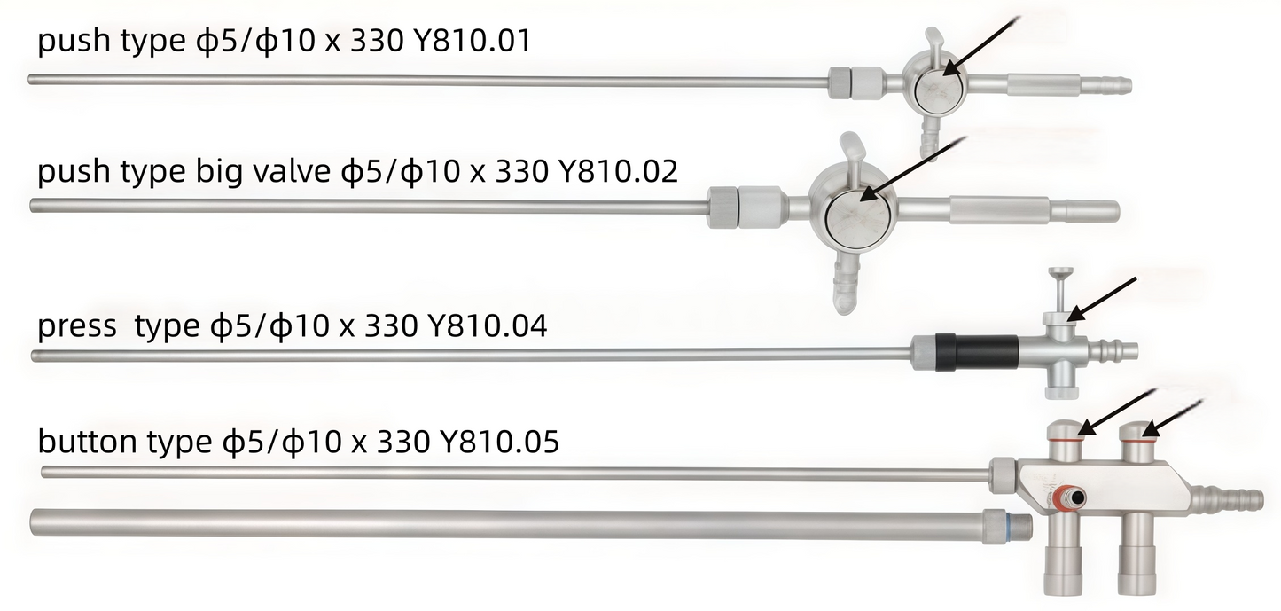 Suction Irrigation Tube Sets φ5,φ10 x330mm Reusable