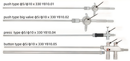 Suction Irrigation Tube Sets φ5,φ10 x330mm Reusable