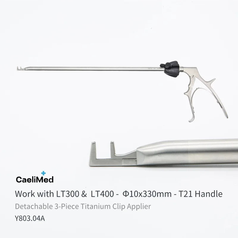 Reusable Titanium Clip Applier for Models LT200, LT300, and LT400 Stainless Steel Surgical Endoscopic Tools for Practice