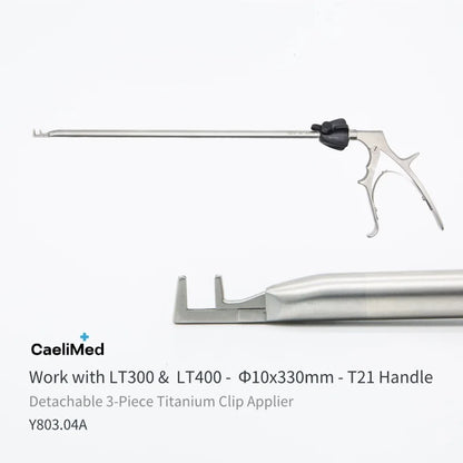Reusable Titanium Clip Applier for Models LT200, LT300, and LT400 Stainless Steel Surgical Endoscopic Tools for Practice