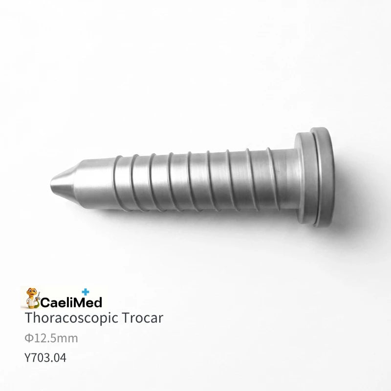 Reusable Thoracoscopic Trocar, Stainless Steel Trocars 5.5/8.510.5/12.5mm Thoracoscopy Instruments, Endoscopy Thoracic Trocar