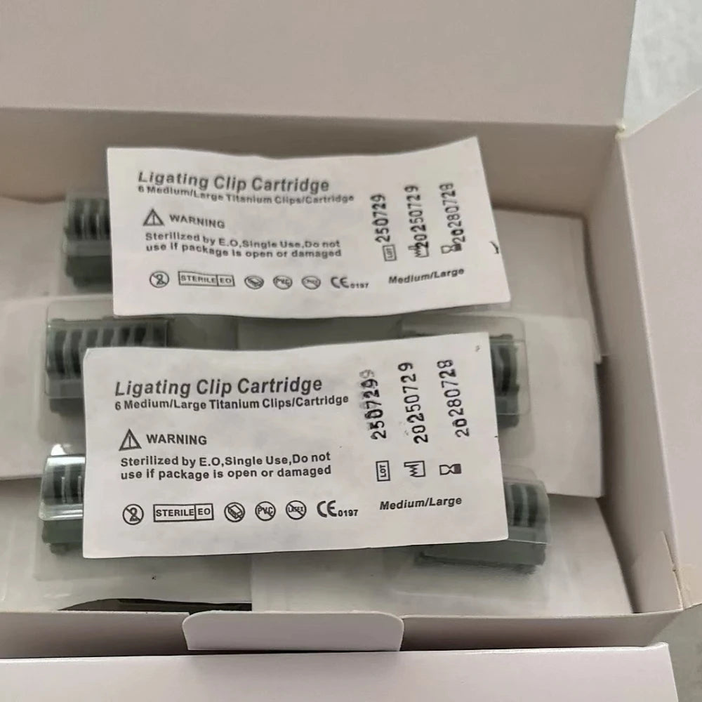 Titanium Ligation Clips 20 Cartridges/ Box