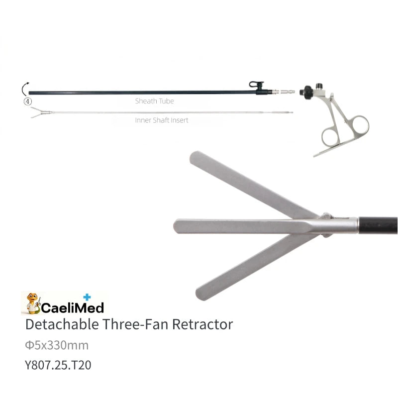 OEM Detachable Laparoscopic Retractor Kit, Reusable Laparoscopy Instrument Compatible with Storz, minimal invasive surgery