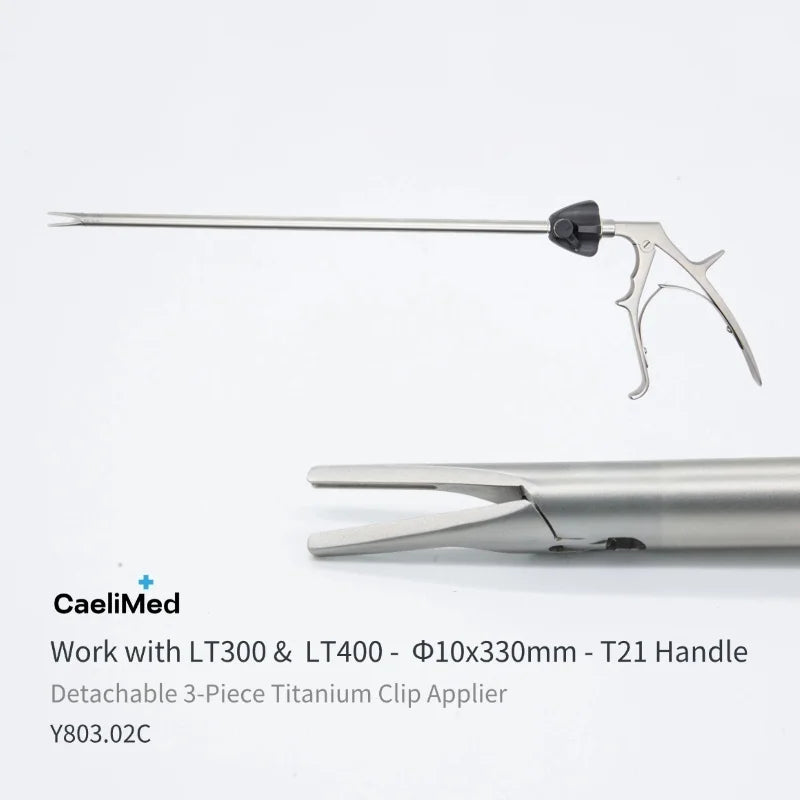 Reusable Titanium Clip Applier for Models LT200, LT300, and LT400 Stainless Steel Surgical Endoscopic Tools for Practice