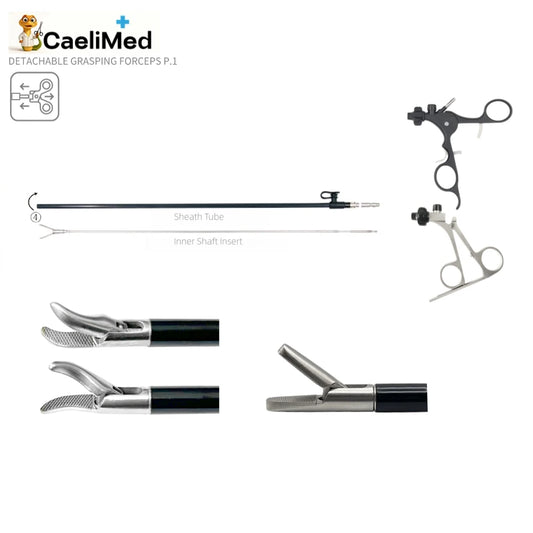 Detachable Laparoscopic Needle Holder Compatible with Storz, Reusable minimal invasive surgery Grasper Durable Design