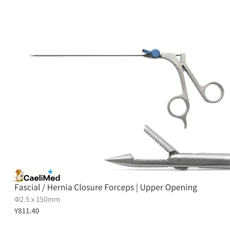 Reusable Laparoscopic Suture Passer, Port Closure Forceps for Hernia Repair | Minimally Invasive Surgical Instrument