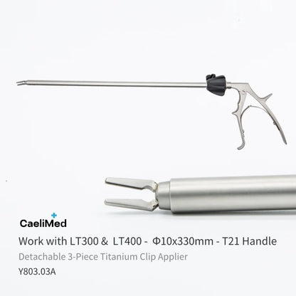 Reusable Titanium Clip Applier for Models LT200, LT300, and LT400 Stainless Steel Surgical Endoscopic Tools for Practice