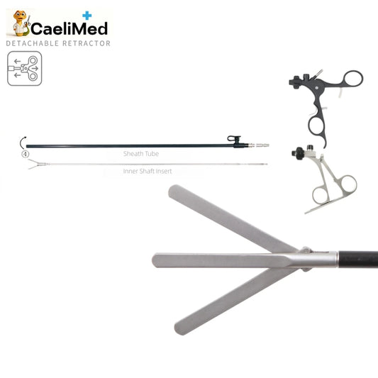 OEM Detachable Laparoscopic Retractor Kit, Reusable Laparoscopy Instrument Compatible with Storz, minimal invasive surgery