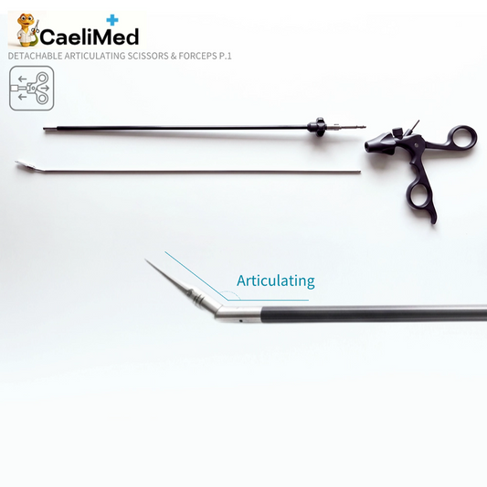 Detachable 360 Articulating Forceps and Scissors, 5mm diameter for General Surgery Practice