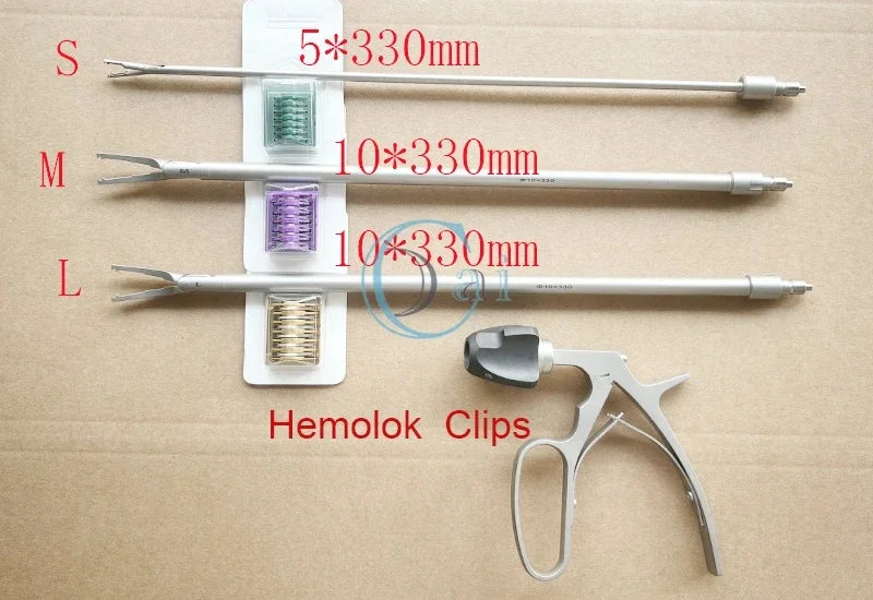 Detachable Hemolok Ligating Clip Applier Kits Polymer Ligation Surgical Endoscopic Tools for Laparoscopic Minimally Invasive Surgery Medical Training