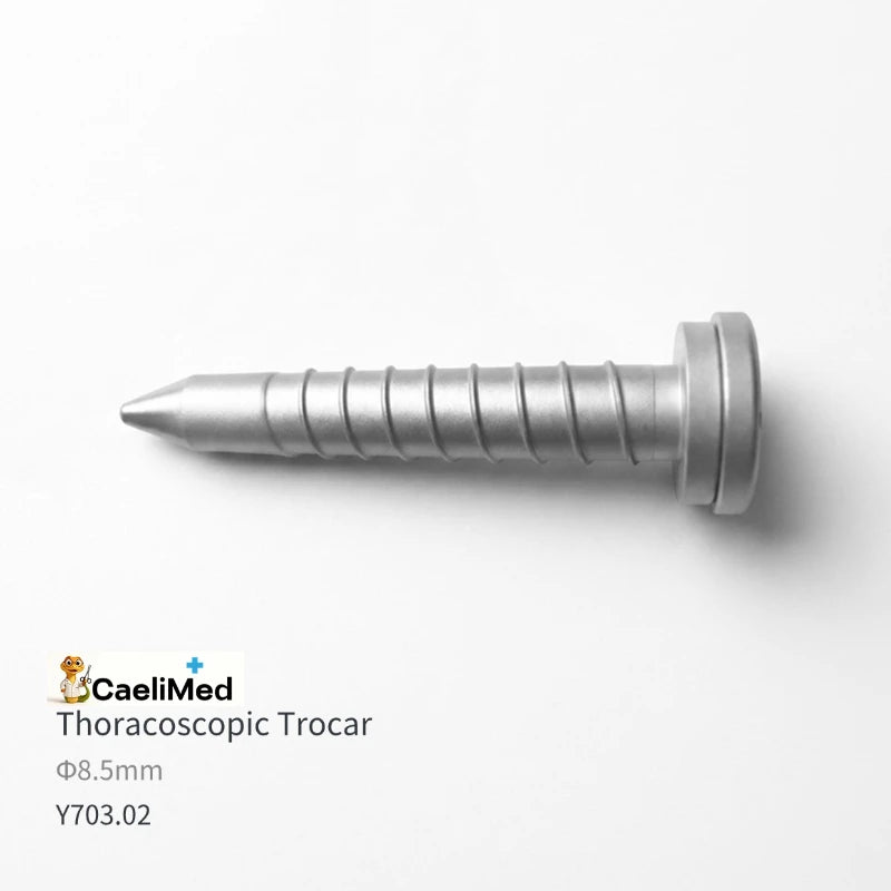 Reusable Thoracoscopic Trocar, Stainless Steel Trocars 5.5/8.510.5/12.5mm Thoracoscopy Instruments, Endoscopy Thoracic Trocar