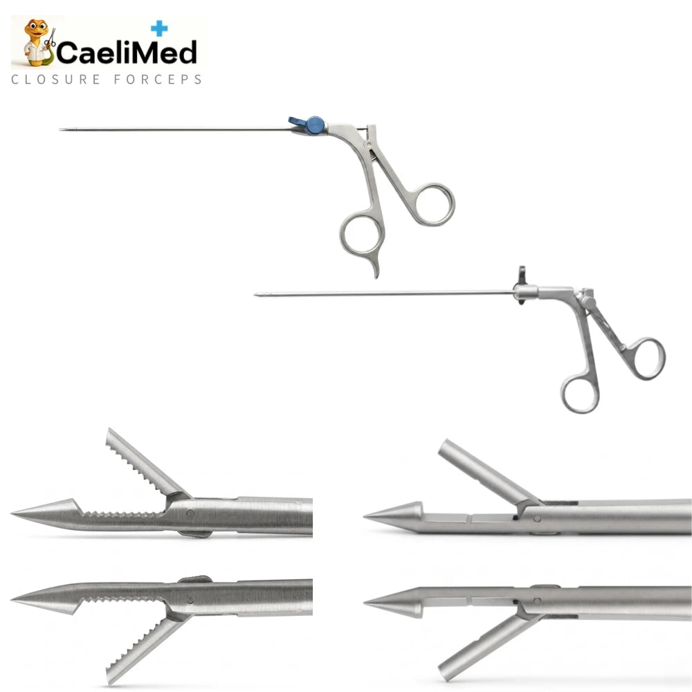 Reusable Laparoscopic Suture Passer, Port Closure Forceps for Hernia Repair | Minimally Invasive Surgical Instrument