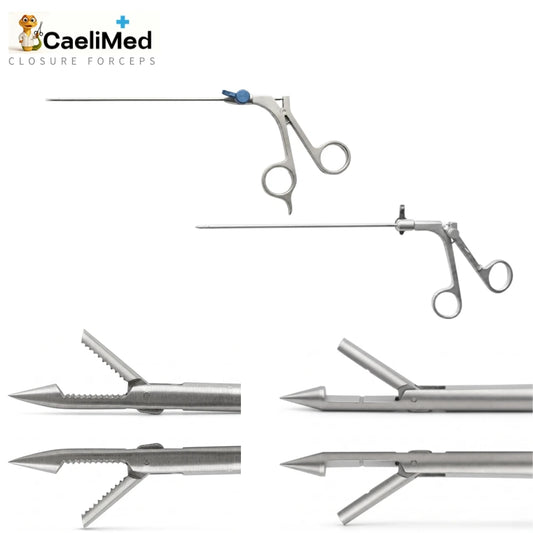 Reusable Laparoscopic Suture Passer, Port Closure Forceps for Hernia Repair | Minimally Invasive Surgical Instrument