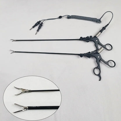 Reusable Bipolar Coagulation Forceps – Laparoscopic Electrosurgical Hemostatic Forceps for Surgery