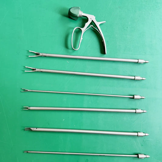 Titanium Laparoscopic Hem-O-Lok Clip Applier Polymer Reusable Ligation Clip Applier Surgical Endoscopic Tools for Training