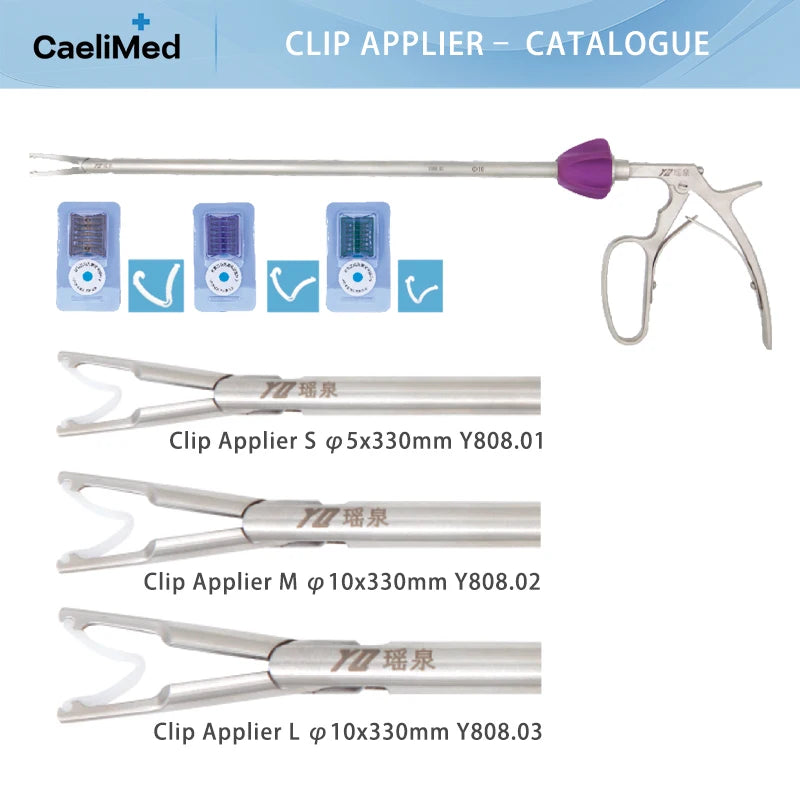 Hem-O-Lok Clip Applier Kit Reuseable S/M/L