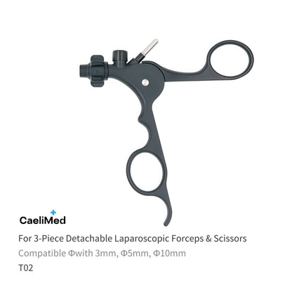 Laparoscopic Forceps Handle Storz Type – Ergonomic Grip for Grasping Instruments, Surgical Tool Replacement Part, for training