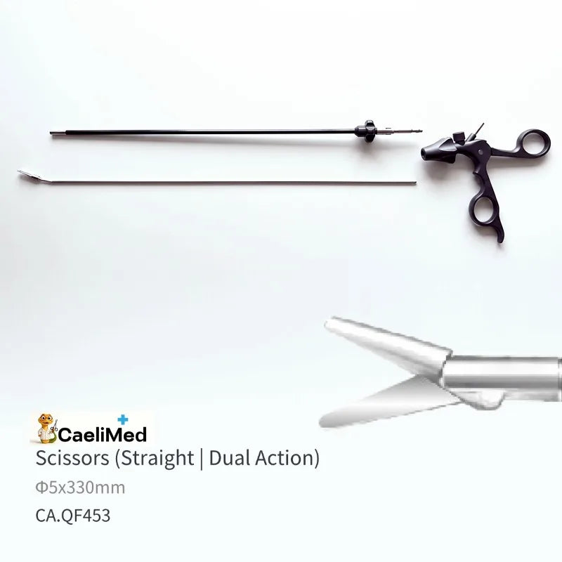Detachable 360 Articulating Forceps and Scissors, 5mm diameter for General Surgery Practice