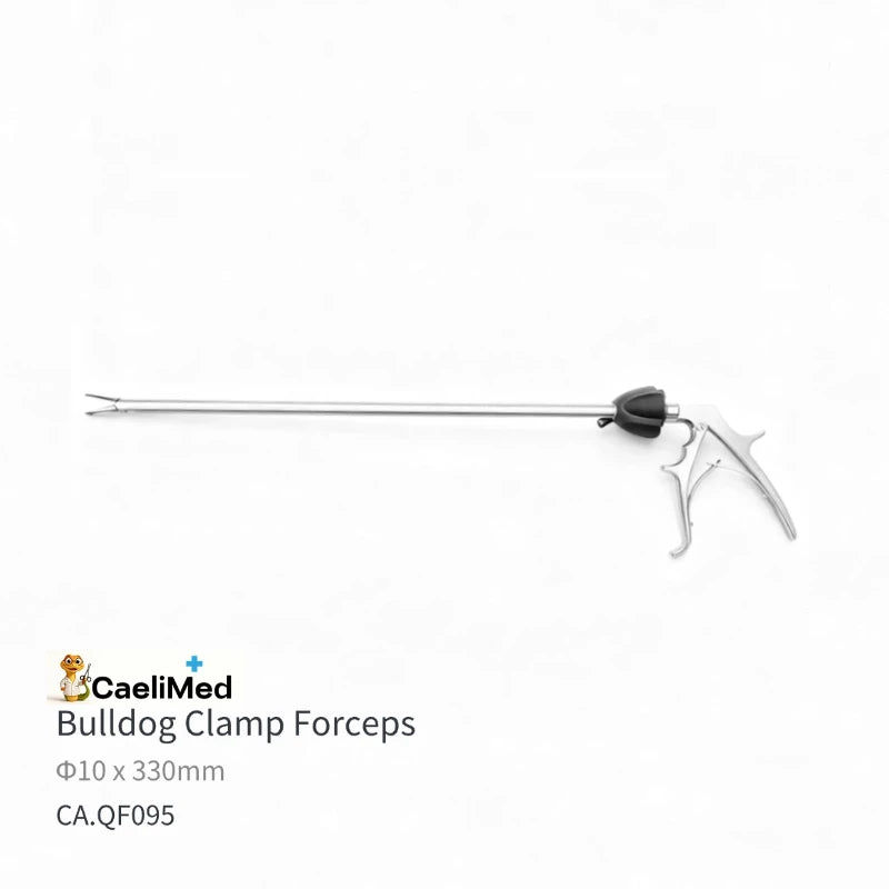 Bulldog Vascular Clamp Forceps, Medical Grade Stainless Steel Surgical Forceps for Vascular Surgery OEM ODM Available Factory Direct Surgical Instrument