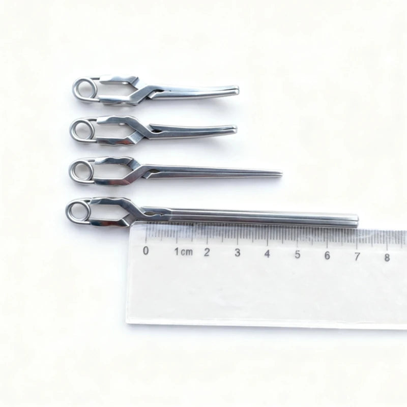Bulldog Vascular Clamp Forceps, Medical Grade Stainless Steel Surgical Forceps for Vascular Surgery OEM ODM Available Factory Direct Surgical Instrument