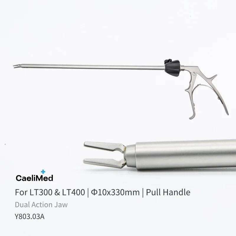Titanium Ligating Clip Applier Fits LT200 LT300 LT400 Clips Laparoscopic Endoscopic Surgical Tool for Minimally Invasive Surgery Medical Practice Training