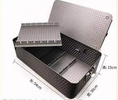 Sterilization Container Medical Disinfection Box 1/2 Layer Laparoscopic Sterilising trays