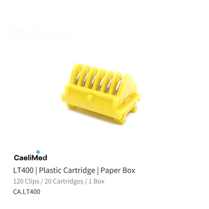 Titanium Ligating Clips, 120pcs per Box LT100 LT200 LT300 LT400, Hemostatic Clips for Laparoscopic Minimally Invasive Surgery