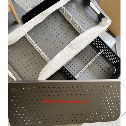 Sterilization Container Medical Disinfection Box 1/2 Layer Laparoscopic Sterilising trays