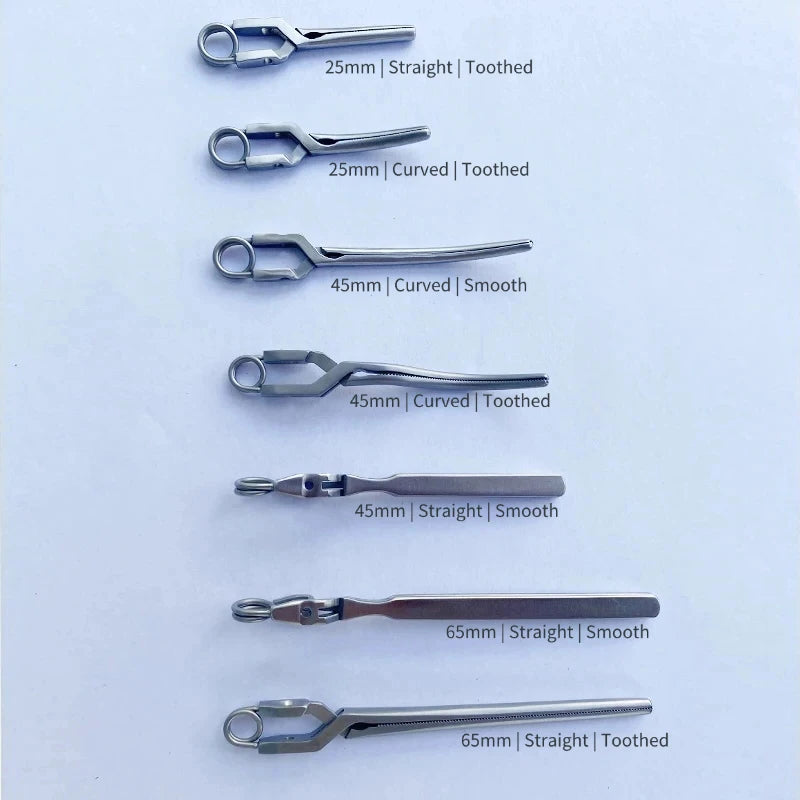 Bulldog Vascular Clamp Forceps, Medical Grade Stainless Steel Surgical Forceps for Vascular Surgery OEM ODM Available Factory Direct Surgical Instrument
