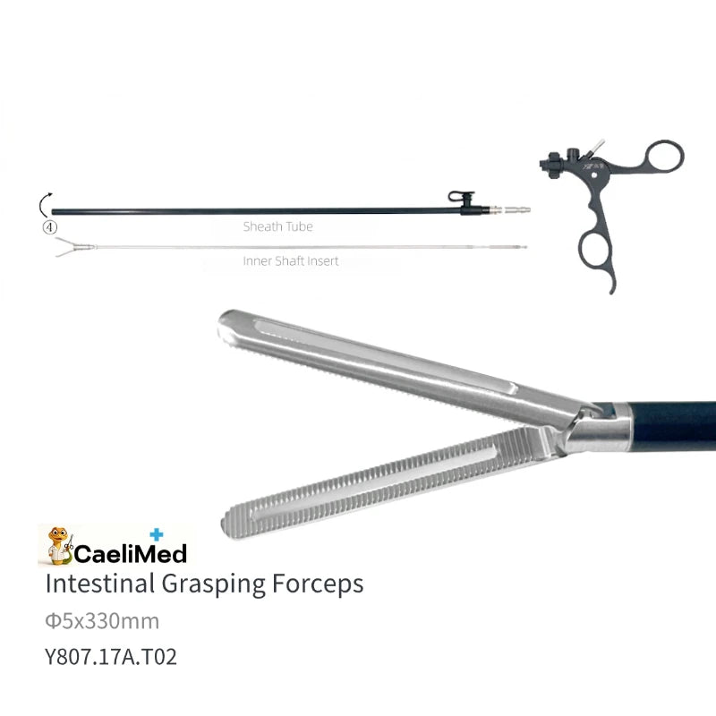 Detachable Laparoscopic Grasping Forceps Compatible with Storz Durable Customized Design for Laparoscopic Minimally Invasive Surgery Surgical Training