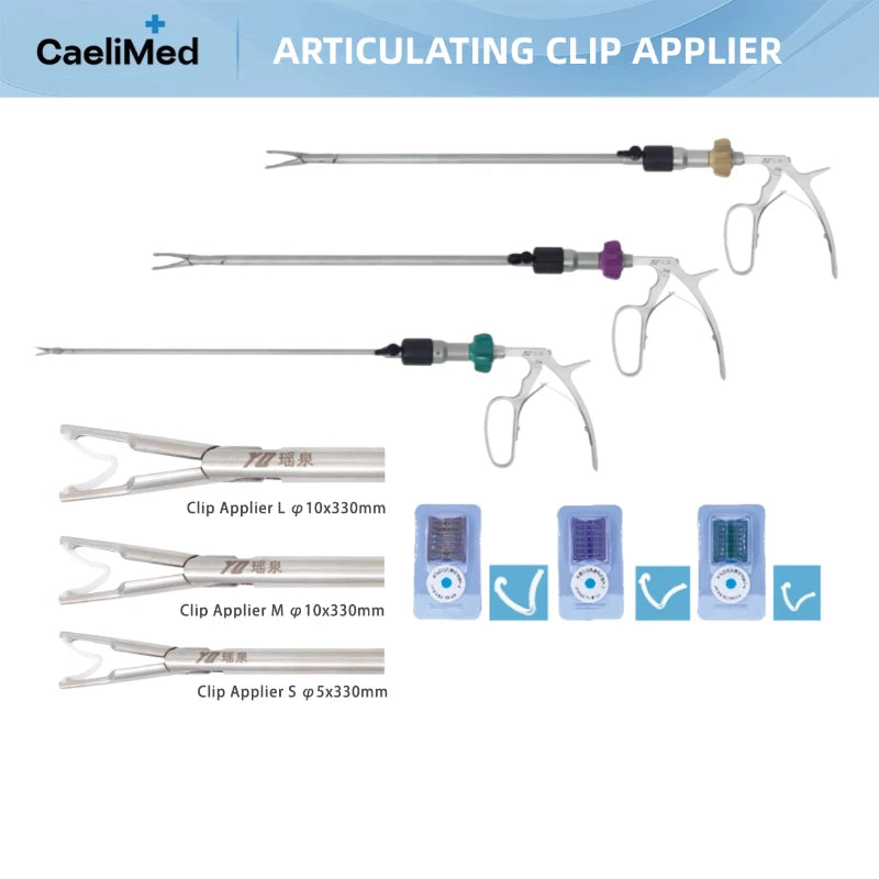 Articulating Hem-O-Lok Clip Applier Polymer Ligation Clip Applier