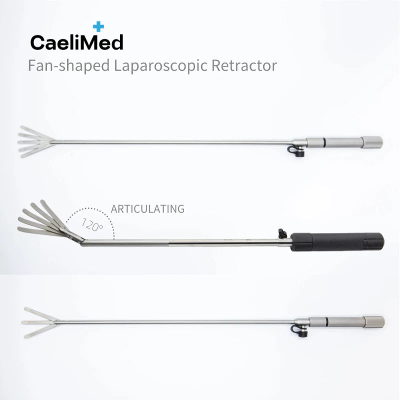 Reusable Fan-shaped Laparoscopic Retractor â€?3/5-blade Stainless Steel Expanding Retractor for Surgery