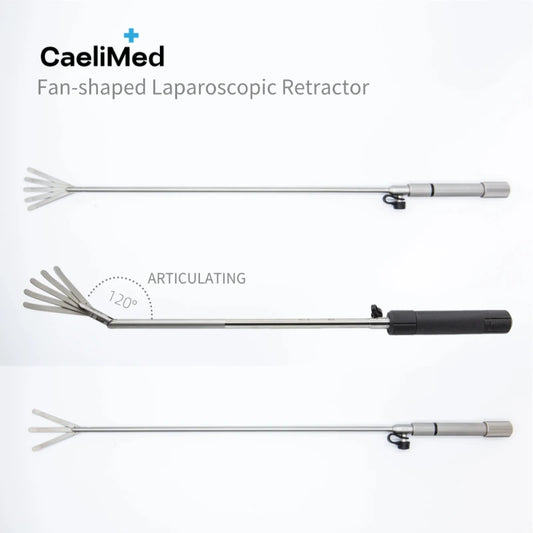 Reusable Fan-shaped Laparoscopic Retractor – 3/5-blade Stainless Steel Expanding Retractor for Surgery