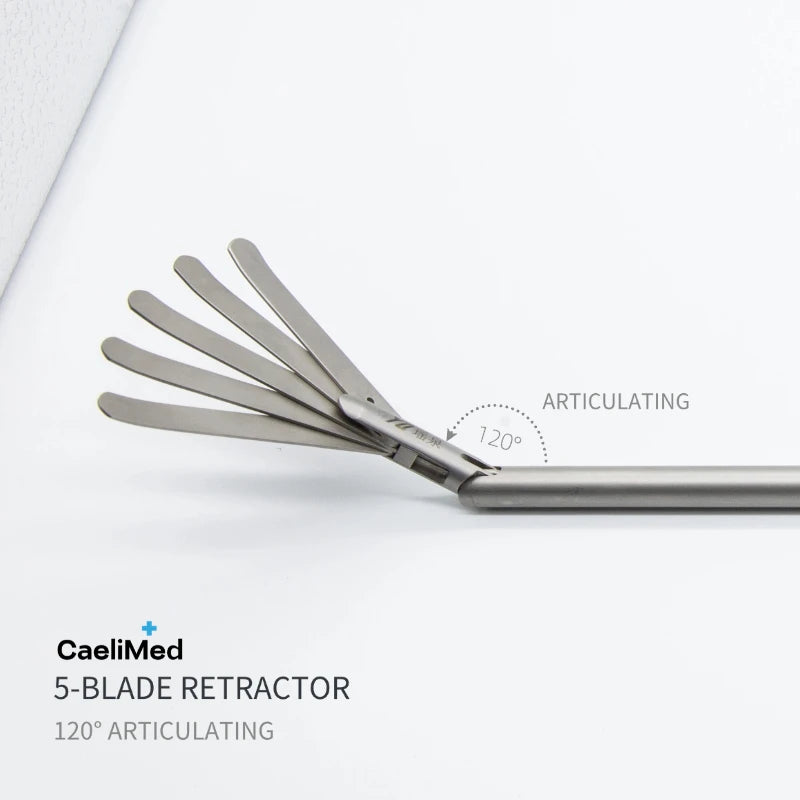 Reusable Fan-shaped Laparoscopic Retractor â€?3/5-blade Stainless Steel Expanding Retractor for Surgery