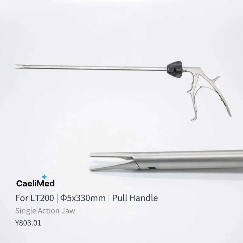 Titanium Ligating Clip Applier Fits LT200 LT300 LT400 Clips Laparoscopic Endoscopic Surgical Tool for Minimally Invasive Surgery Medical Practice Training