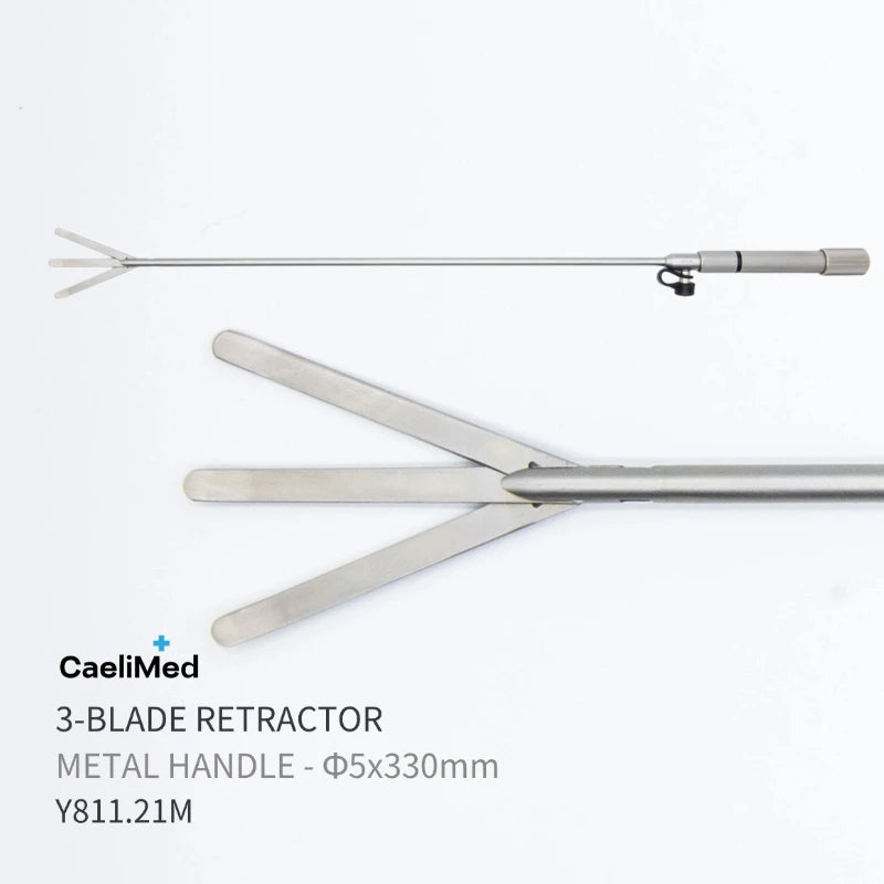 Reusable Fan-shaped Laparoscopic Retractor â€?3/5-blade Stainless Steel Expanding Retractor for Surgery