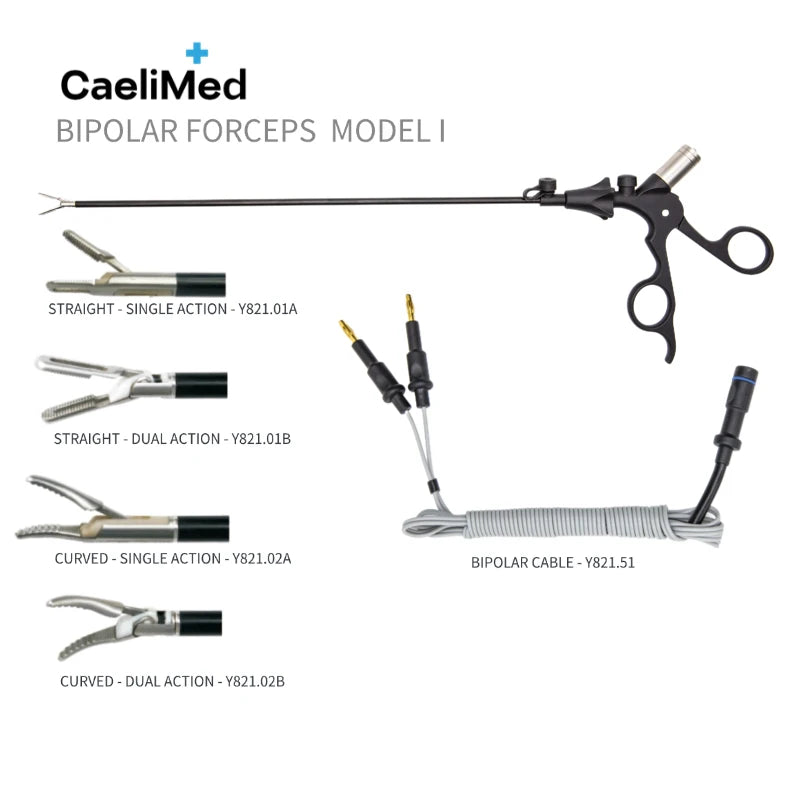 Reusable Bipolar Coagulation Forceps â€?Laparoscopic Electrosurgical Hemostatic Forceps for Surgery