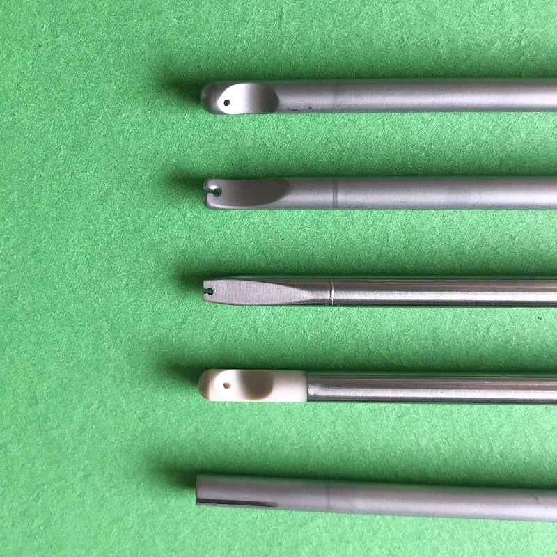 Reusable Laparoscopic Knot Pusher with Stainless Steel Close Open Tip Surgery Simulation Training Instruments endoscopic