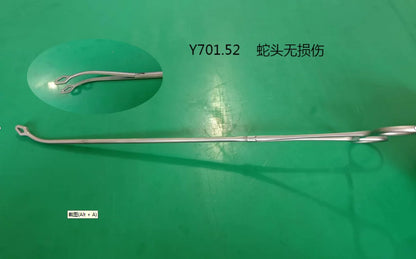 Reusable Ring-handle Triangular Lung Clamp – Open Surgery Thoracic Tissue Forceps Ratcheted 240mm