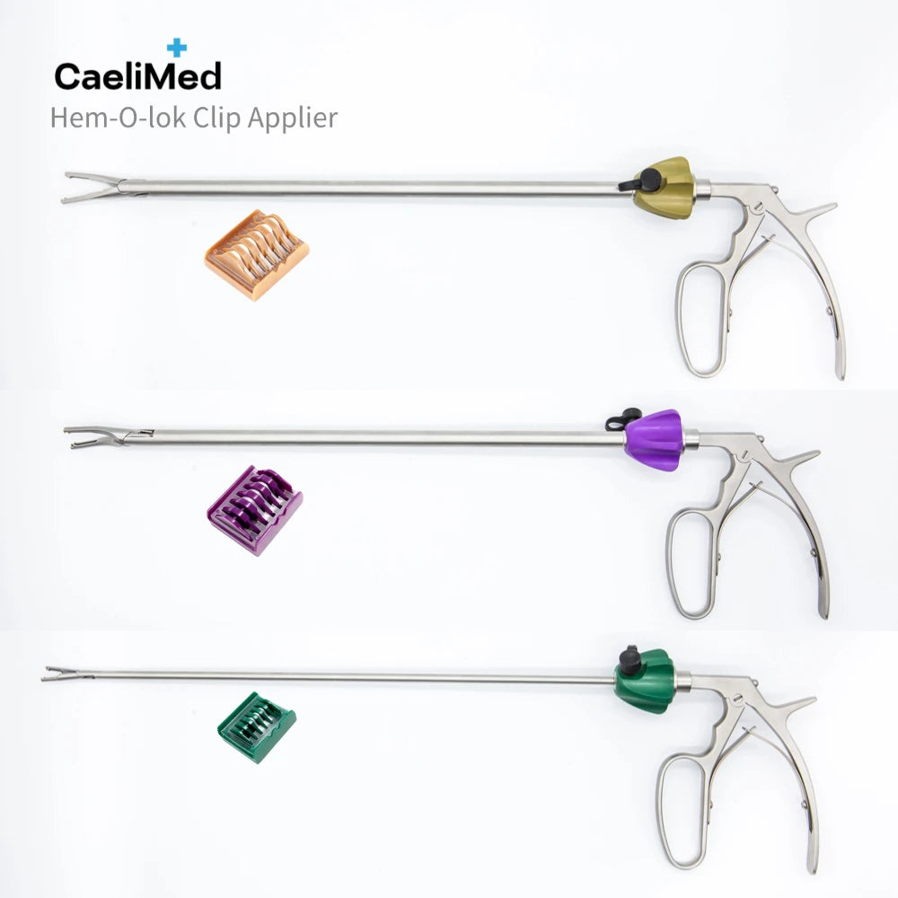 Reuseable Laparoscopic Hemolok Clip Applier Polymer Ligation Clip Applicator Surgical Endoscopic Clips