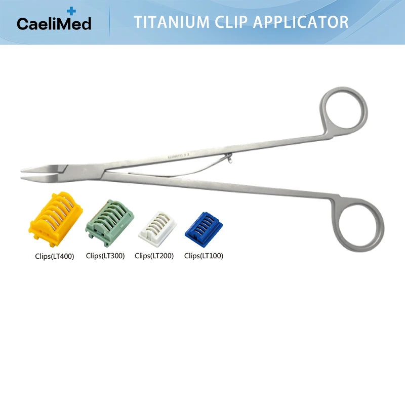 Reusable O-shape Handle Titanium Clip Applier for Models LT100, LT200, LT300 - for Open Surgery Hemostatic Ligating Clips