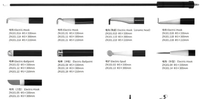 Reusable Laparoscopic L-Hook Monopolar Electrode with PFTE Tip, 3mm 5mm Pediatric Electrosurgical Hook, Minimally Invasive