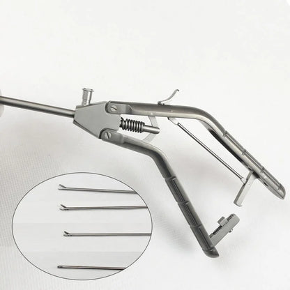 Laparoscopic Titanium Needle Holder, O Shape, Gun Type, V1, V2, V3, V4 φ5x330mm