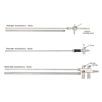 Suction Irrigation Tube Sets φ5,φ10 x330mm Reusable